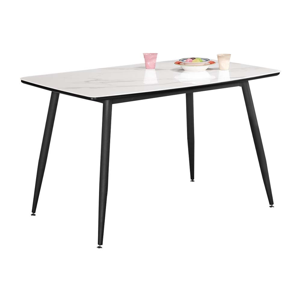 霍姆4.3尺工業風岩板餐桌