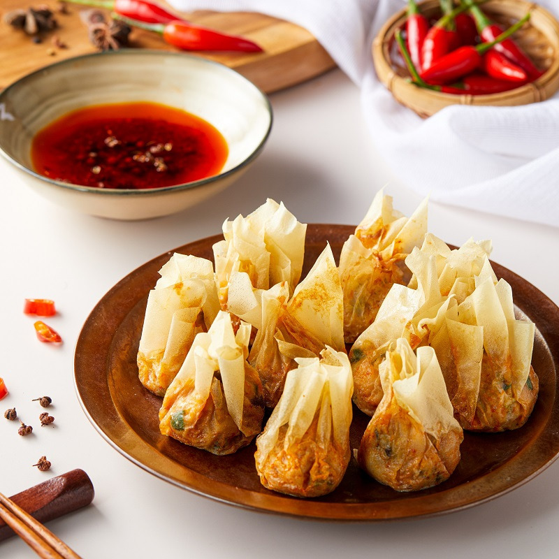 Kindfood 低脂川麻雞胸減醣餃12隻(急凍 -18°C)