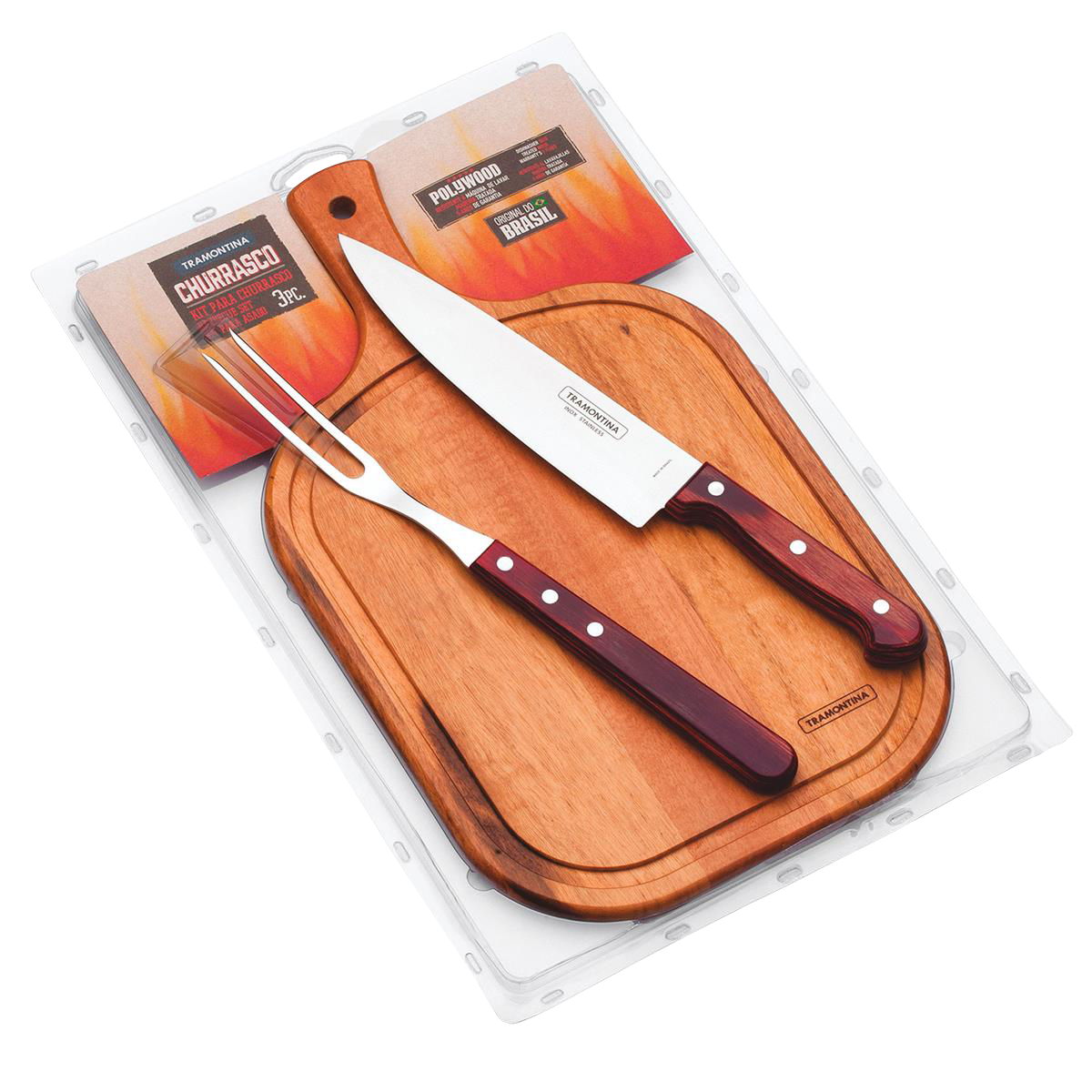 TRAMONTINA CHURRASCO系列 3 件烤肉套裝