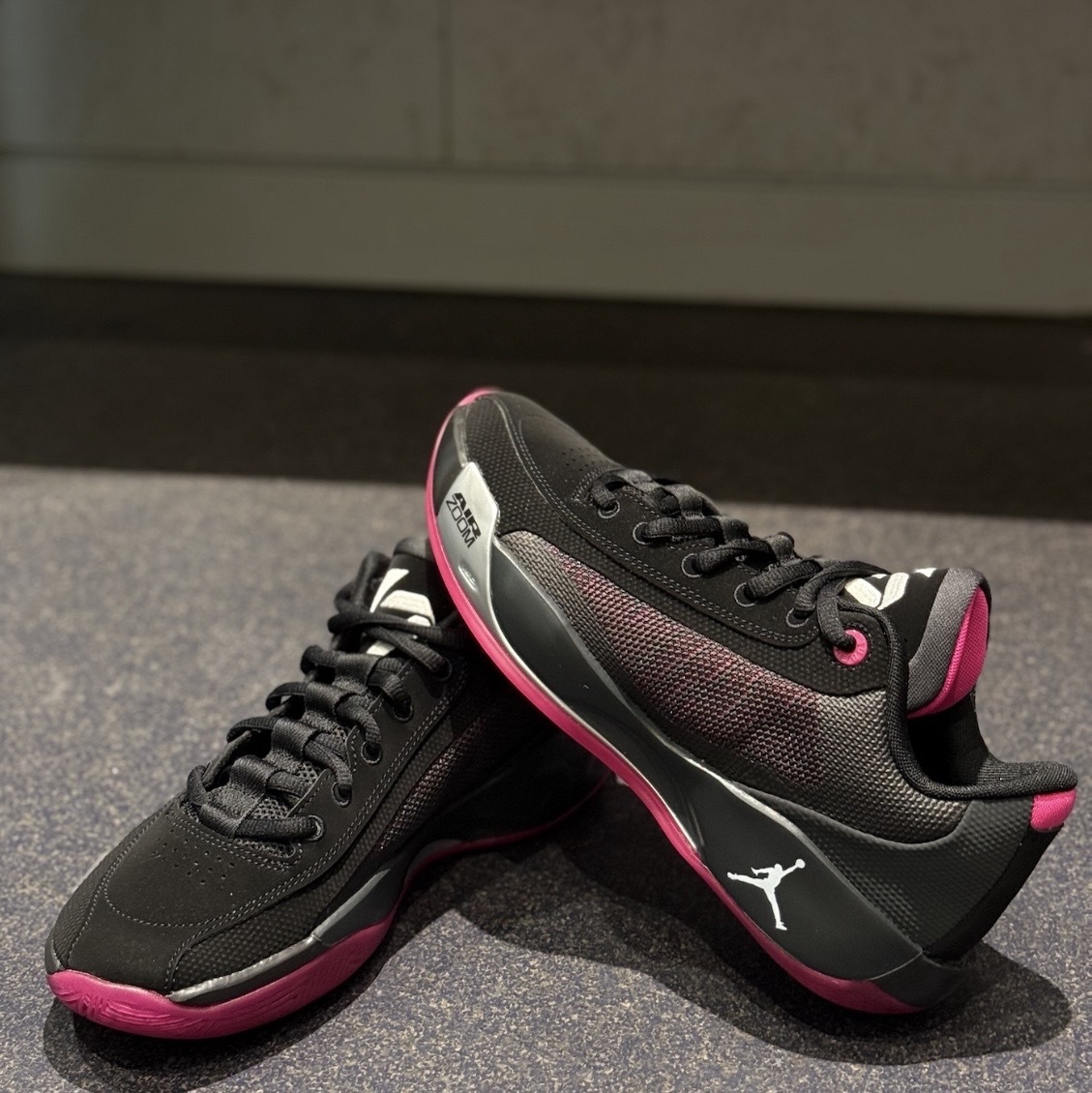 男鞋 NIKE JORDAN LUKA .77 PF 黑桃粉 緩震 氣墊 運動 籃球鞋【HF0819-006】