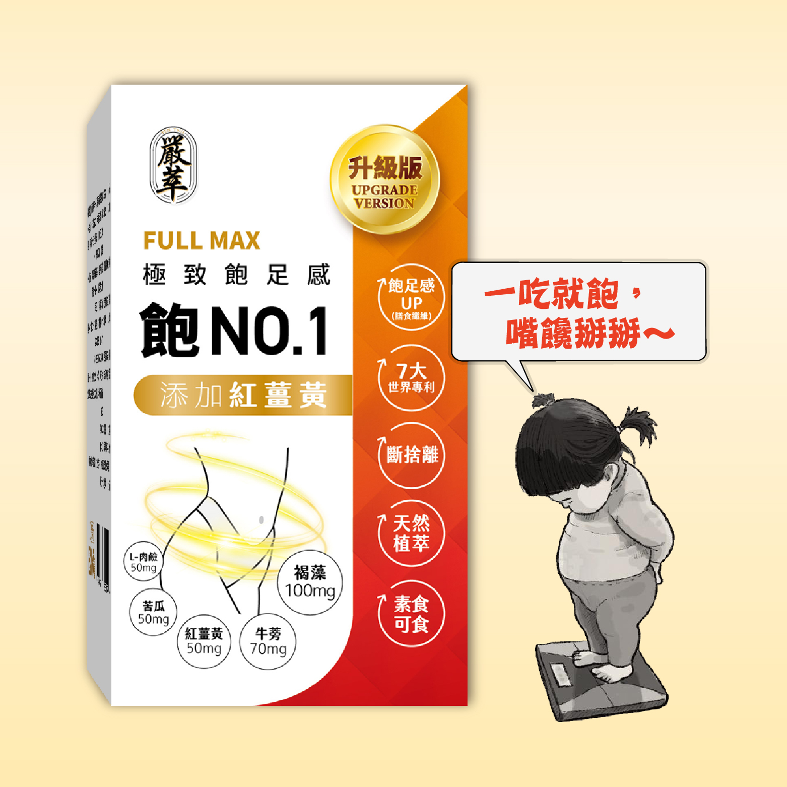 飽No.1飽足感MAX-含膳食纖維