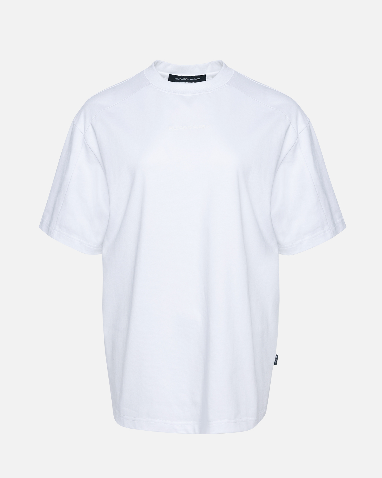 RHI Whisper Stitch Oversized Tshirt-White