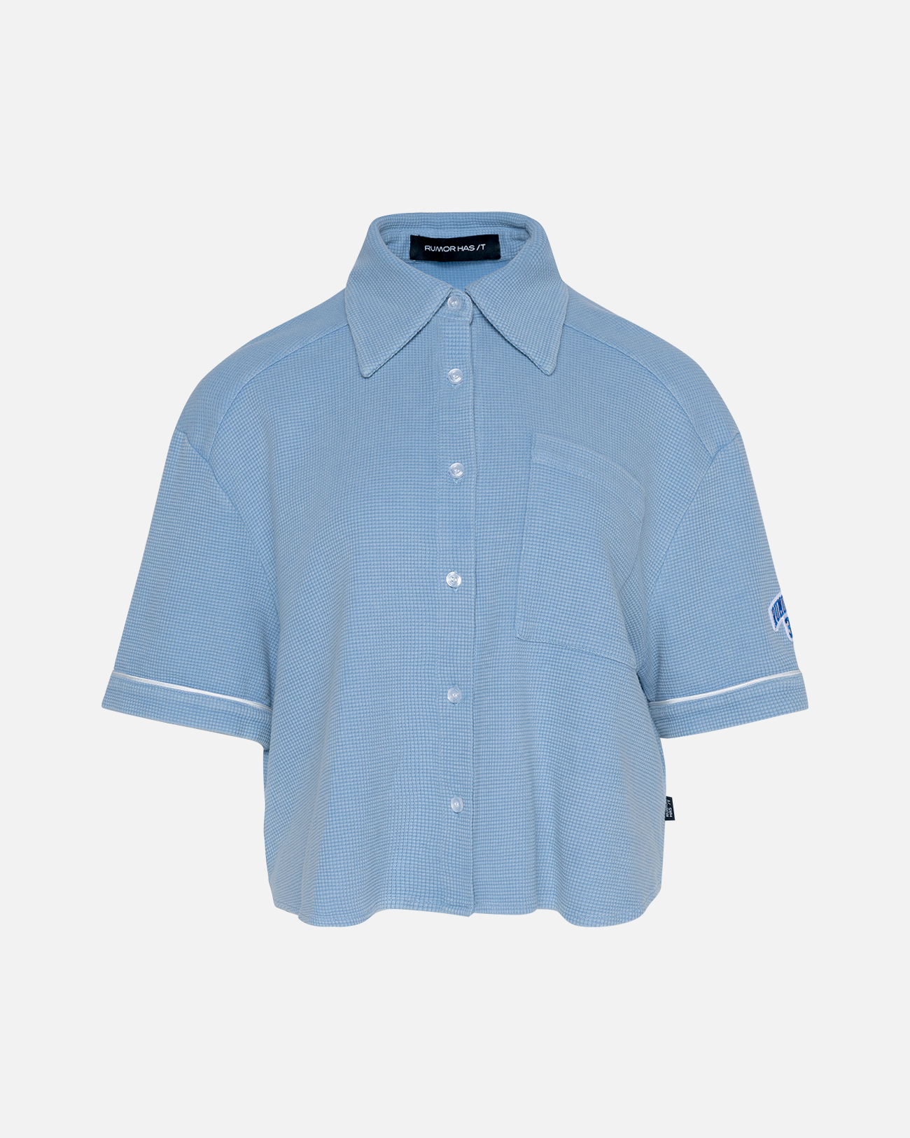 Faded Varsity Waffle Shirt