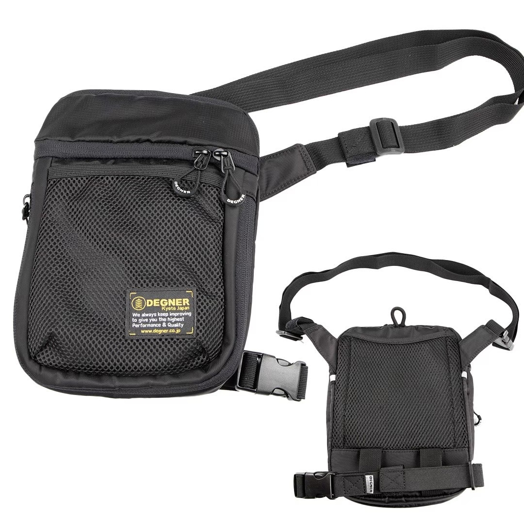 DEGNER NB-197 黑 腿包 休閒騎士包 可擴充 多口袋