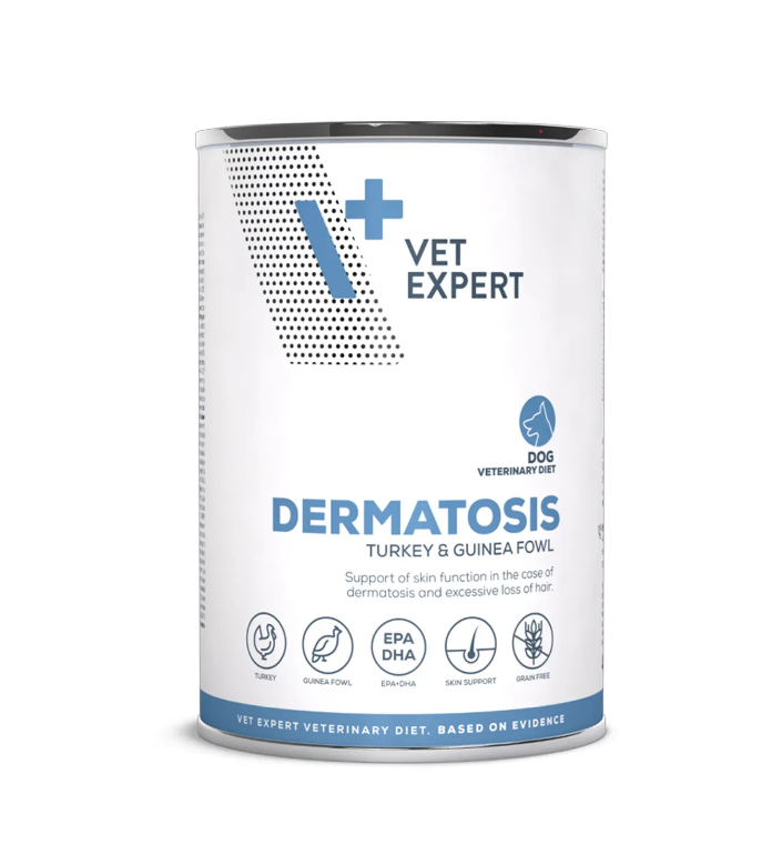 Vet Expert V+ 皮膚處方成犬濕糧 (火雞及珍珠雞) 400g (30cans)