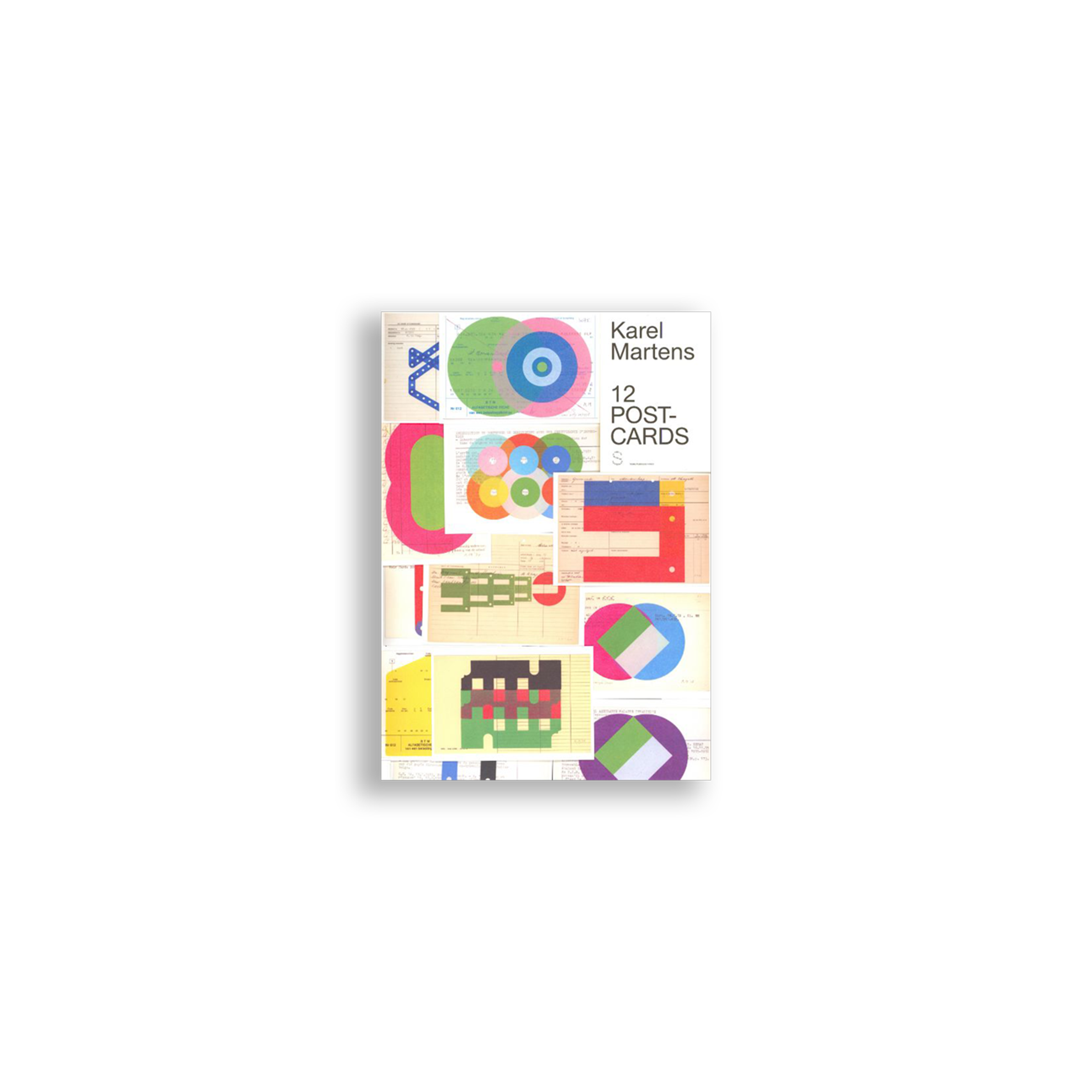 Karel Martens 12 Postcards Set