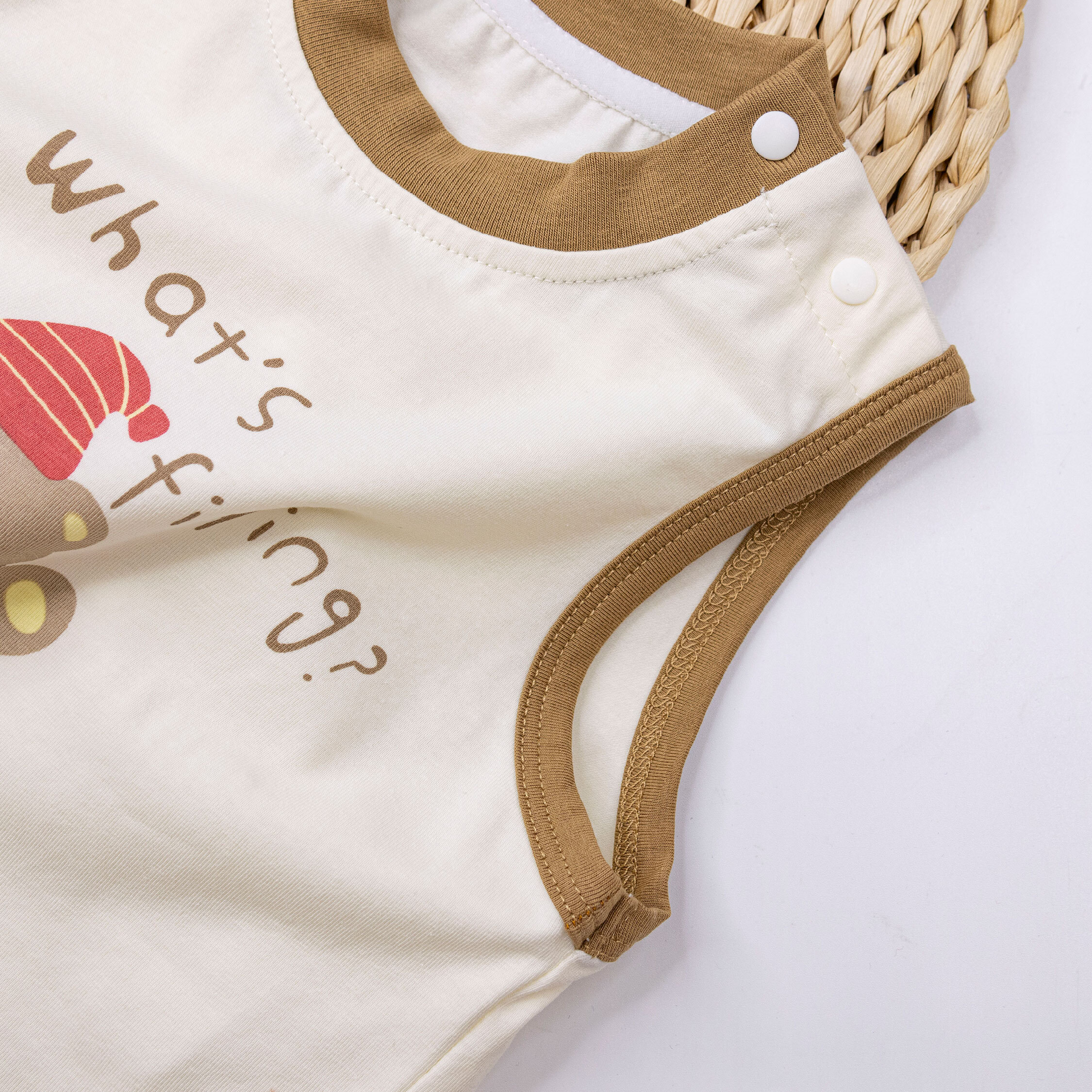 歡樂帽子小熊舒適質感套裝 (H50697)