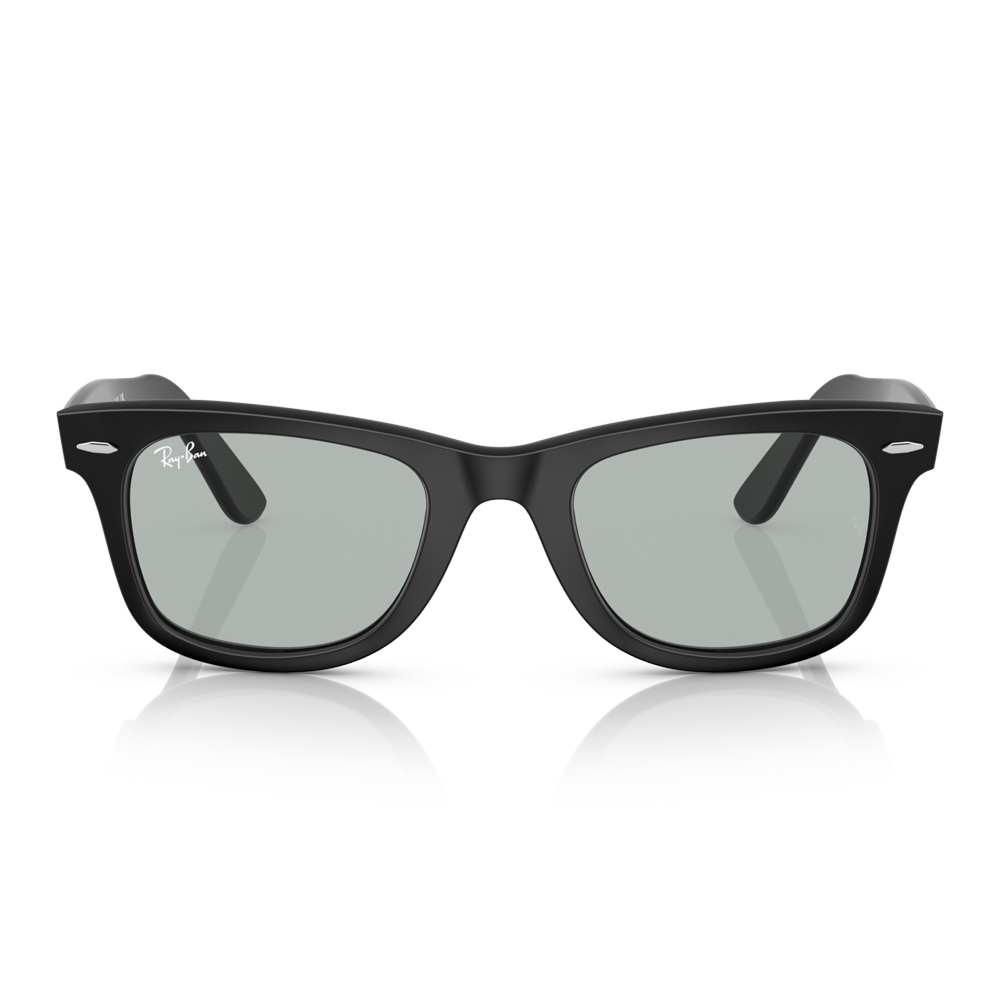 【RayBan】RB2140F 601SR5-52mm 方框太陽眼鏡 (霧黑|淺灰色)