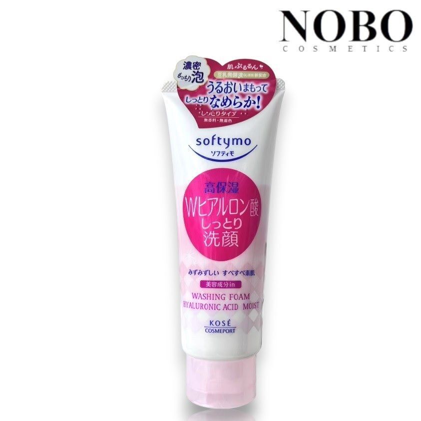 KOSÉ Softymo - 透明質酸保濕泡沫潔面膏(豐潤型)150g (平行進口)