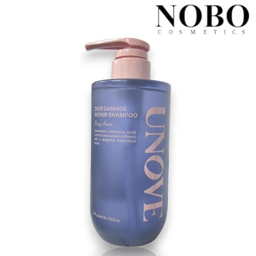 UNOVE Rosy Aura - 玫瑰深度損傷頭髮修護洗頭水 500g (平行進口)