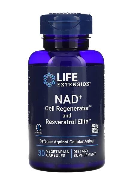 [現貨] NAD+ 反式白藜蘆醇+漆黃素+槲皮素專利配方 Life Extension