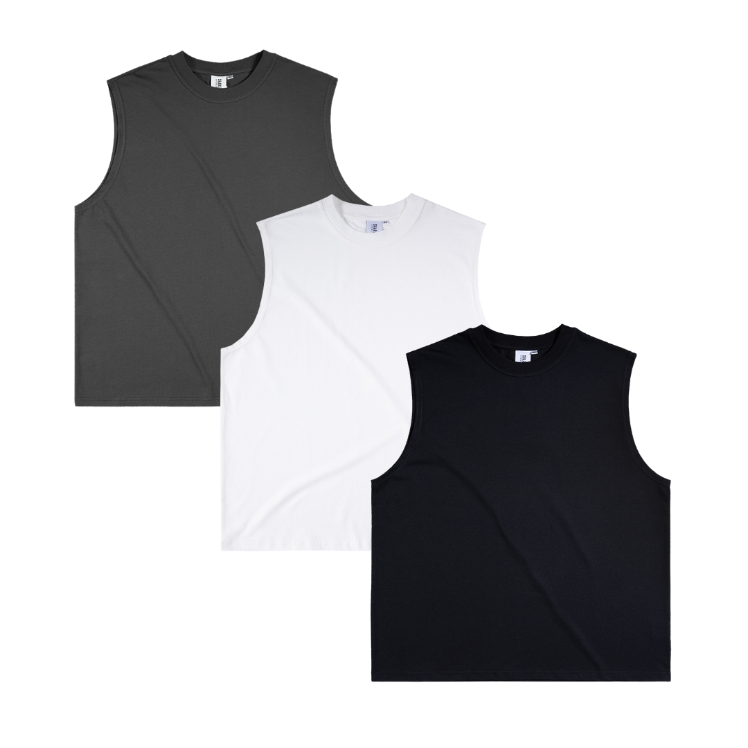 男生 健身 運動 BOXY 背心 涼感 SORONA 寬鬆闊型 速乾 吸濕 【 FUZY 】- S201692