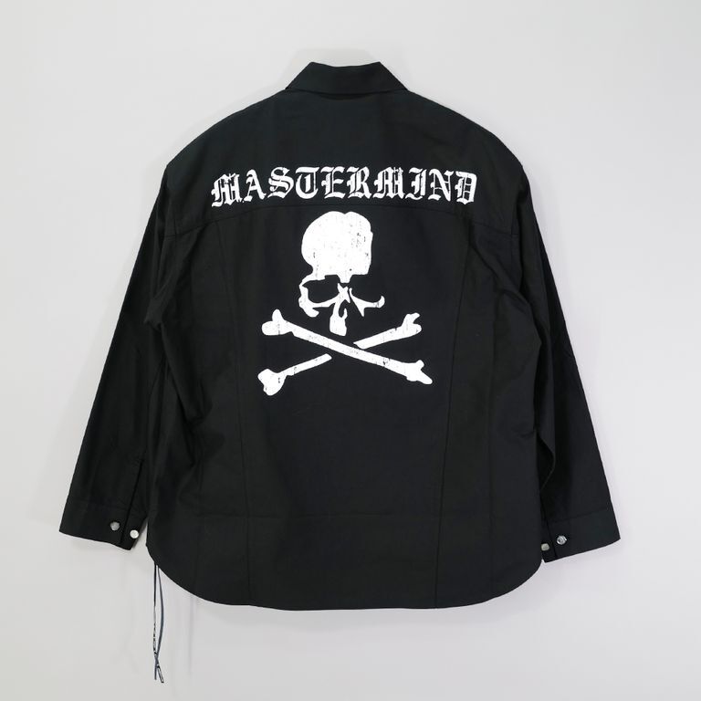 MASTERMIND WORLD 2025 LS OXFORD SHIRT BLACK (MJ25E14-SH026-006) - BLACK SIZE L PRE ORDER ITEM (預訂中)