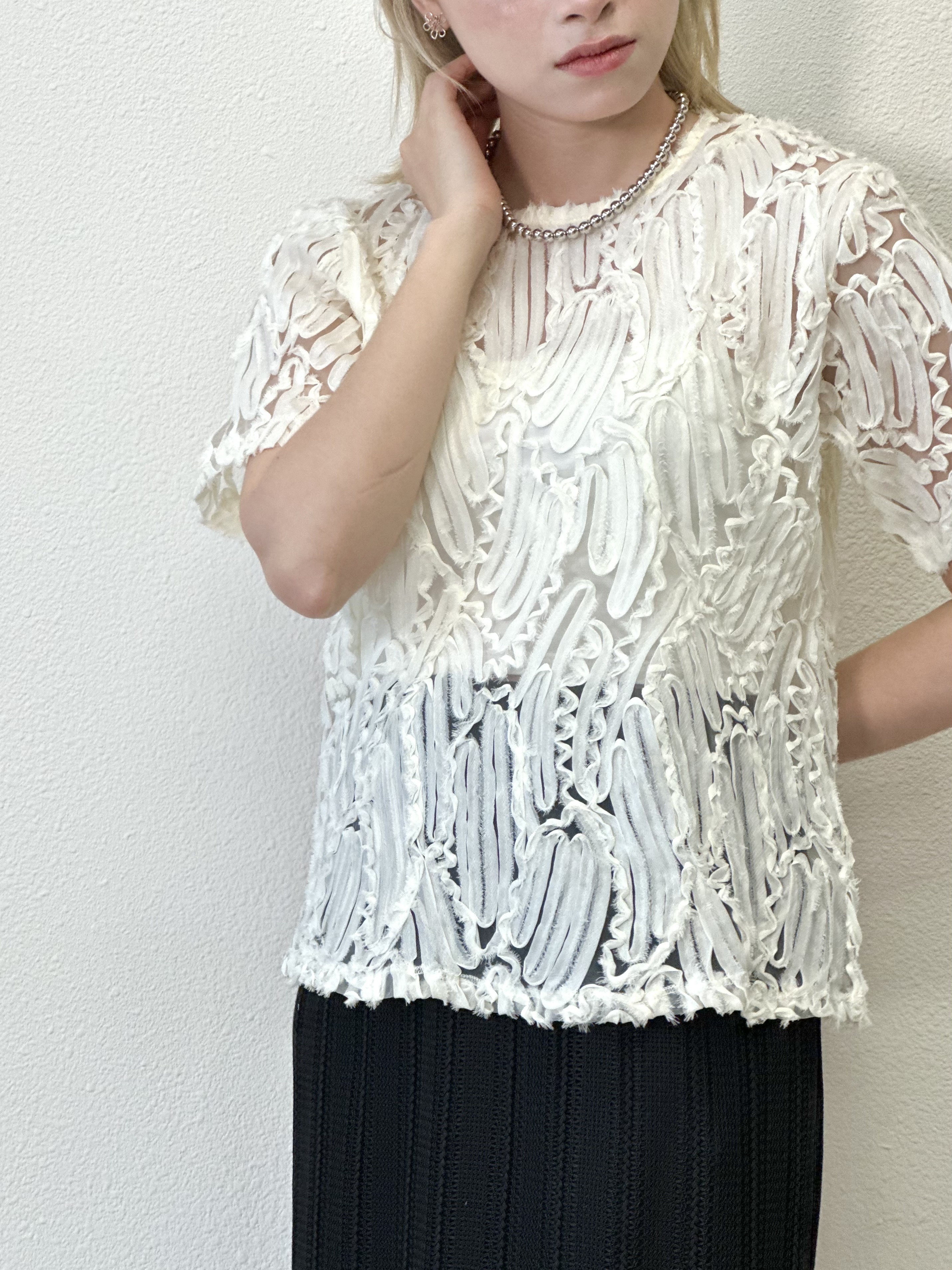 立體提花上衣 - BL52763