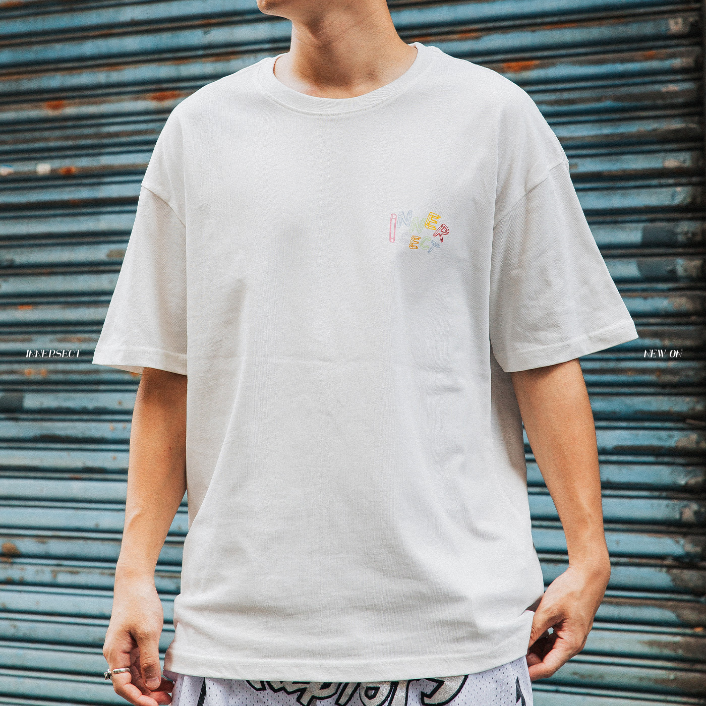 INNERSECT 彩繪塗鴉字體 LOGO 短踢 INN24FWTTE307