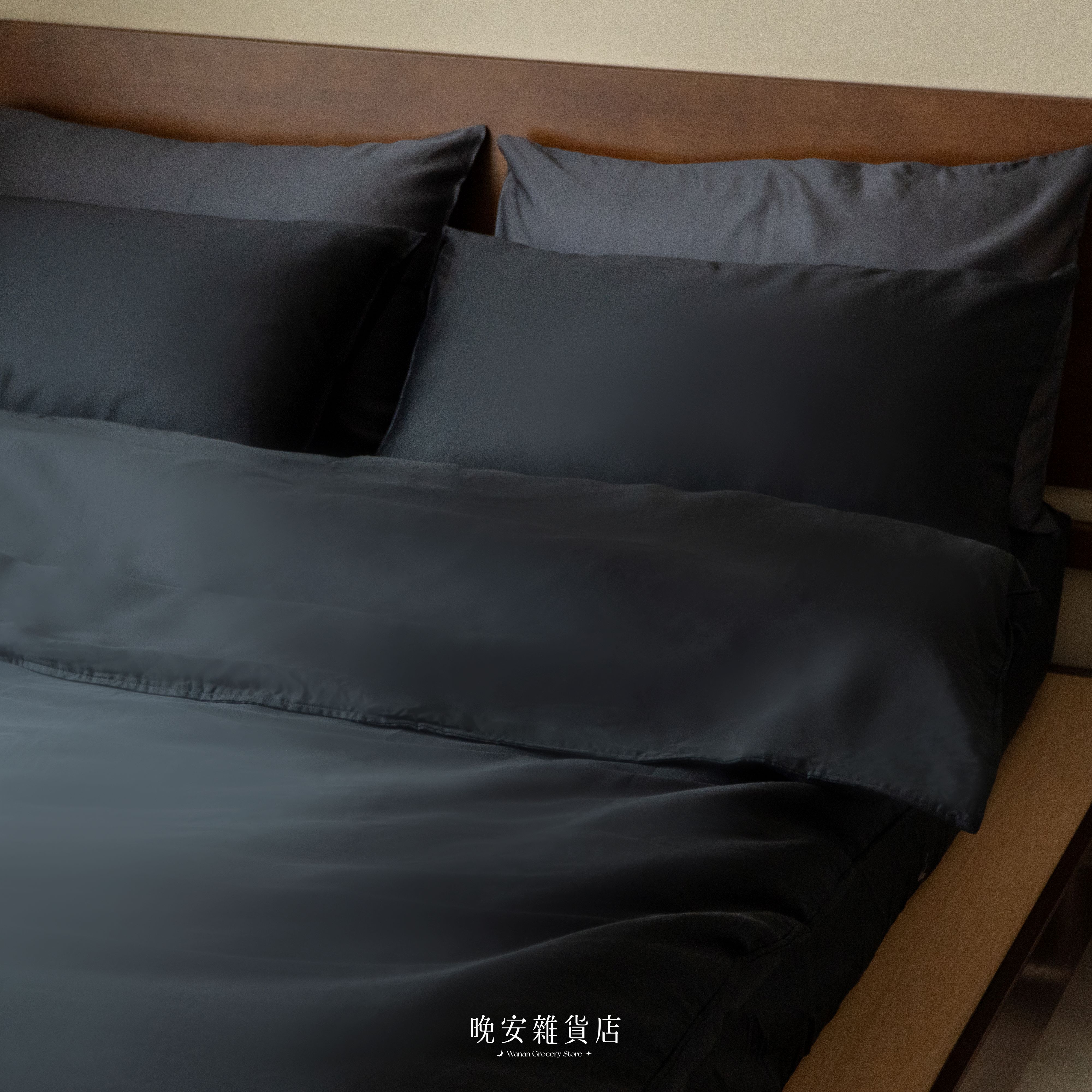 【100%TENCEL天絲™橄欖黑】60支天絲兩用被床包(僅宅配)