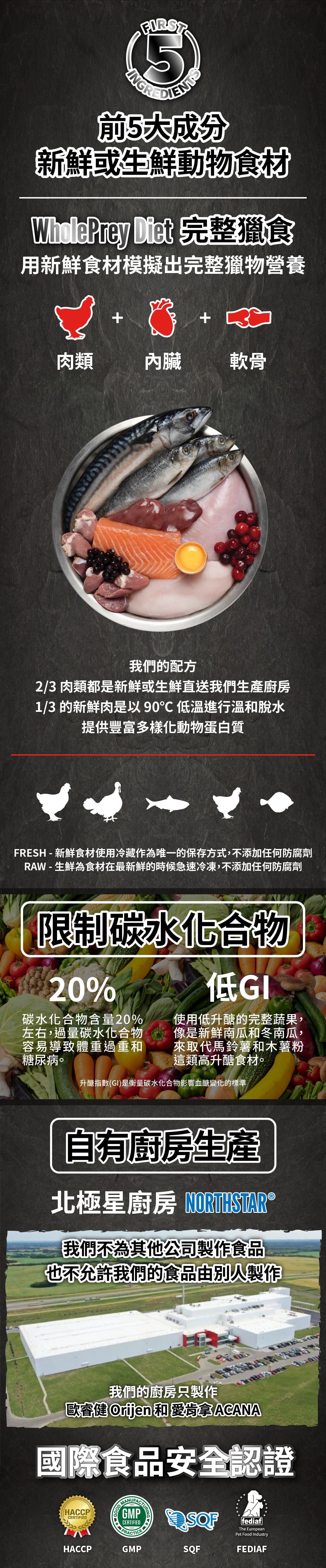 Orijen歐睿健 鮮雞幼貓 無穀鮮肉貓糧