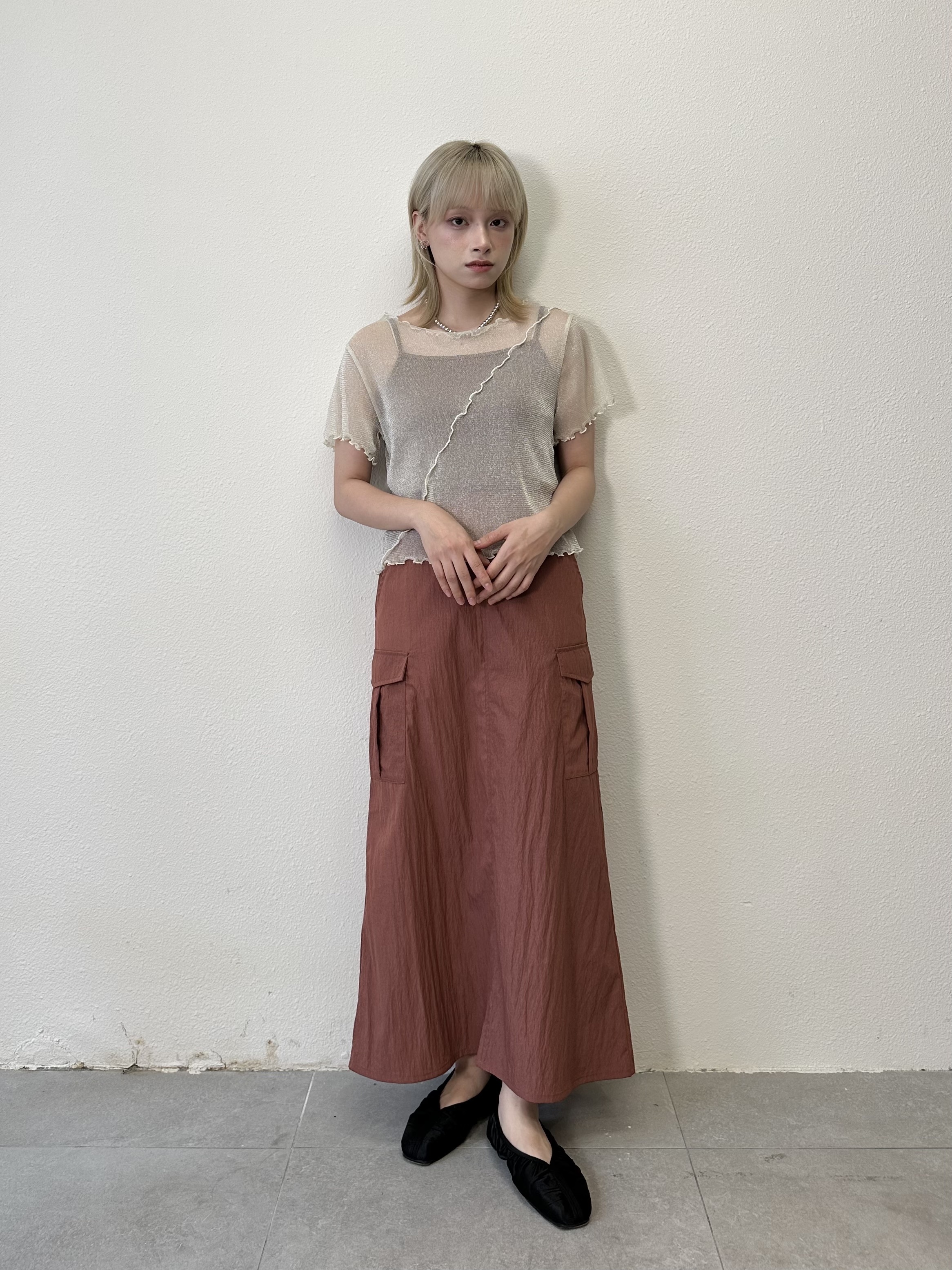 工裝A字裙 - SK52716