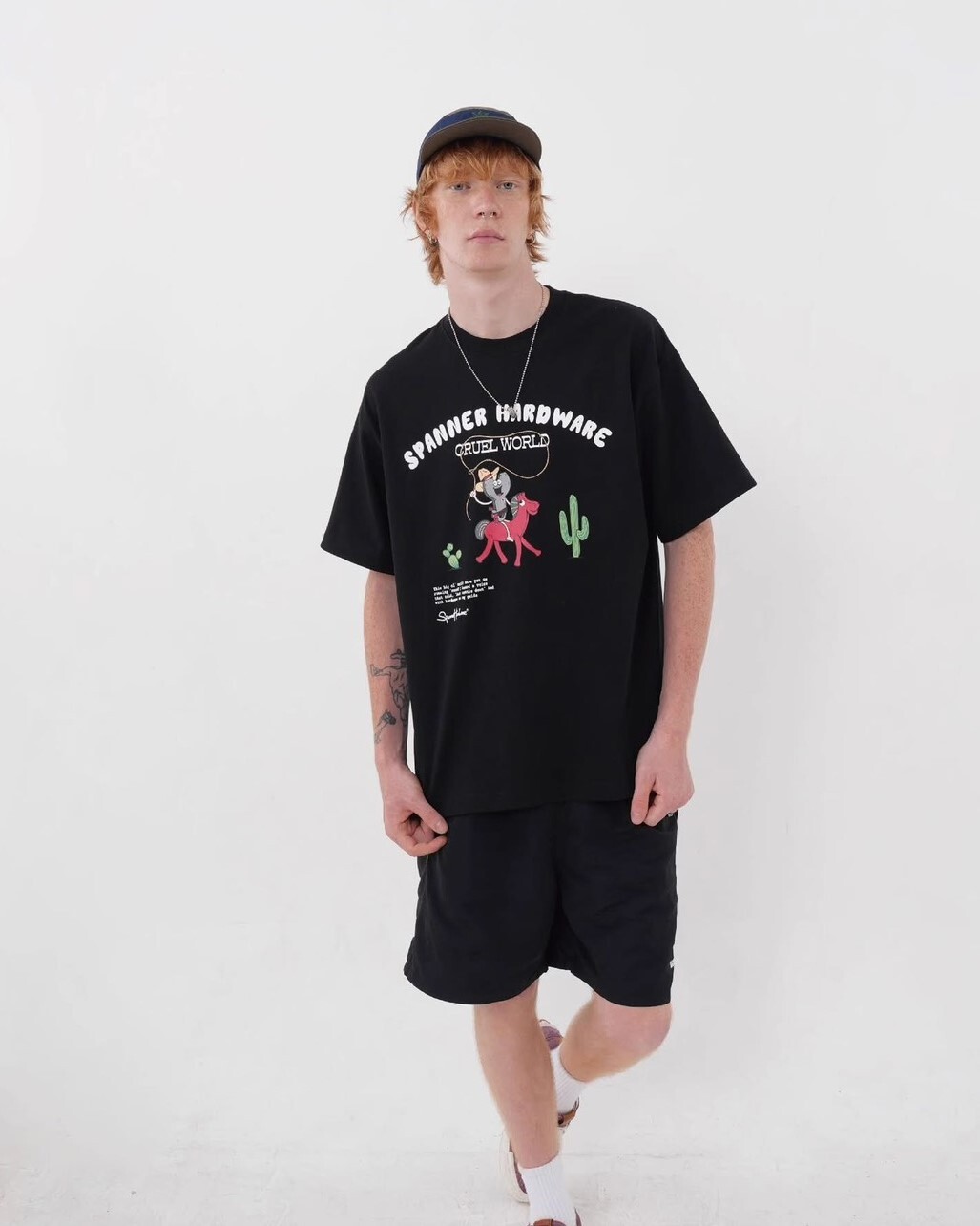 #預購 SpannerHardware 25SS 刺繡 仙人掌短踢 兩色
