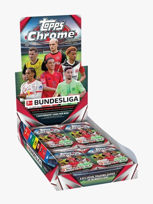 2024-25 Topps Chrome Bundesliga Soccer Hobby