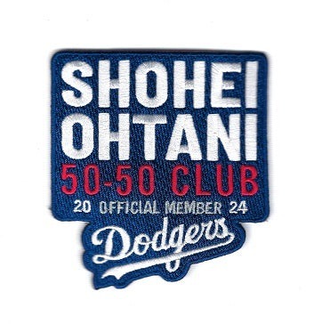 MLB紀念章 Shohei Ohtani 50-50 Club 洛杉磯道奇 歷史紀錄 英文紀念章  官方正品 全新