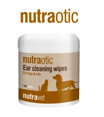 Natravet Nutraotic - 耳朵清潔濕巾(貓狗合用) (100片)