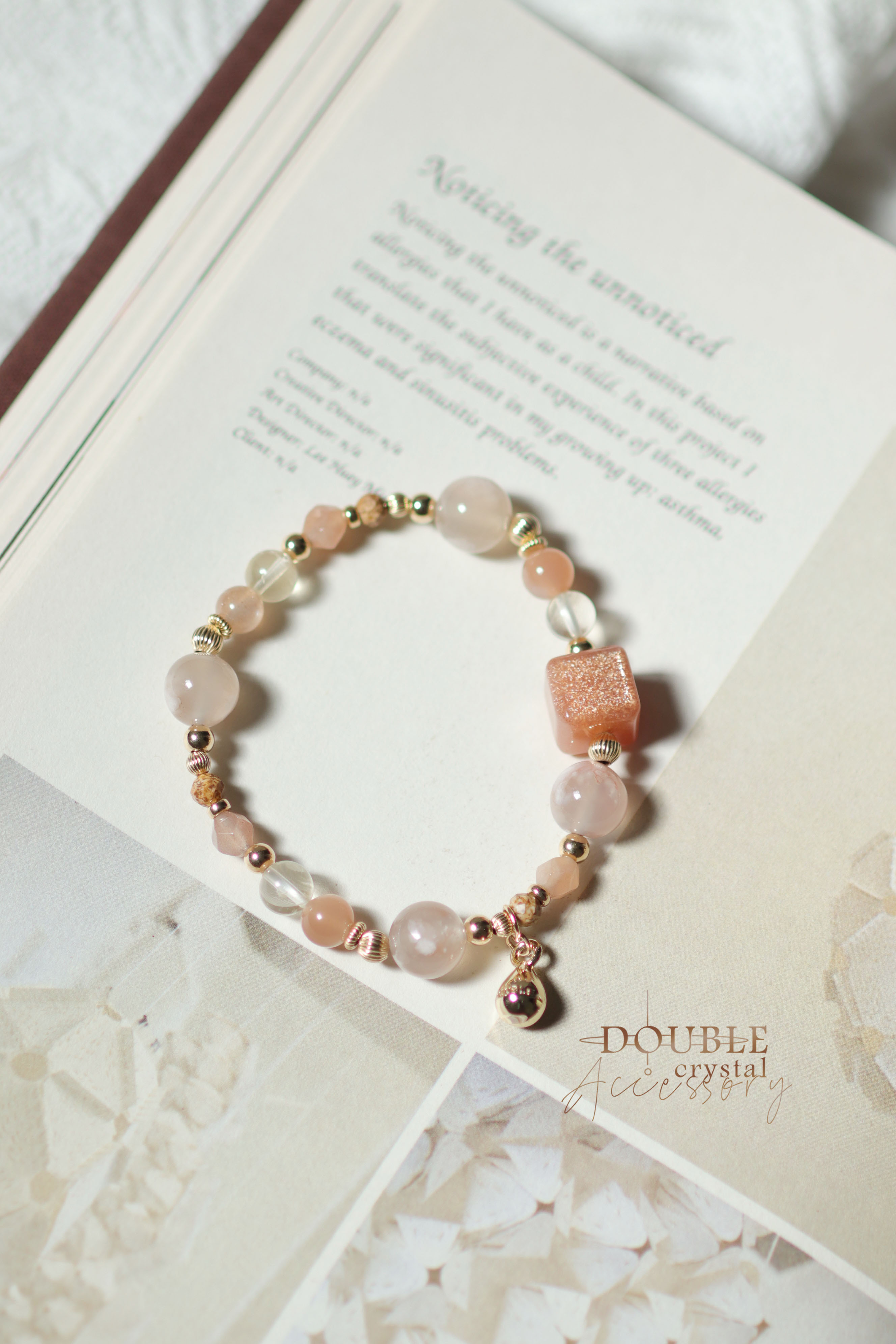 預謀浪漫：金莎橙月光．櫻花瑪瑙．圖畫石．黃水晶．橙月光