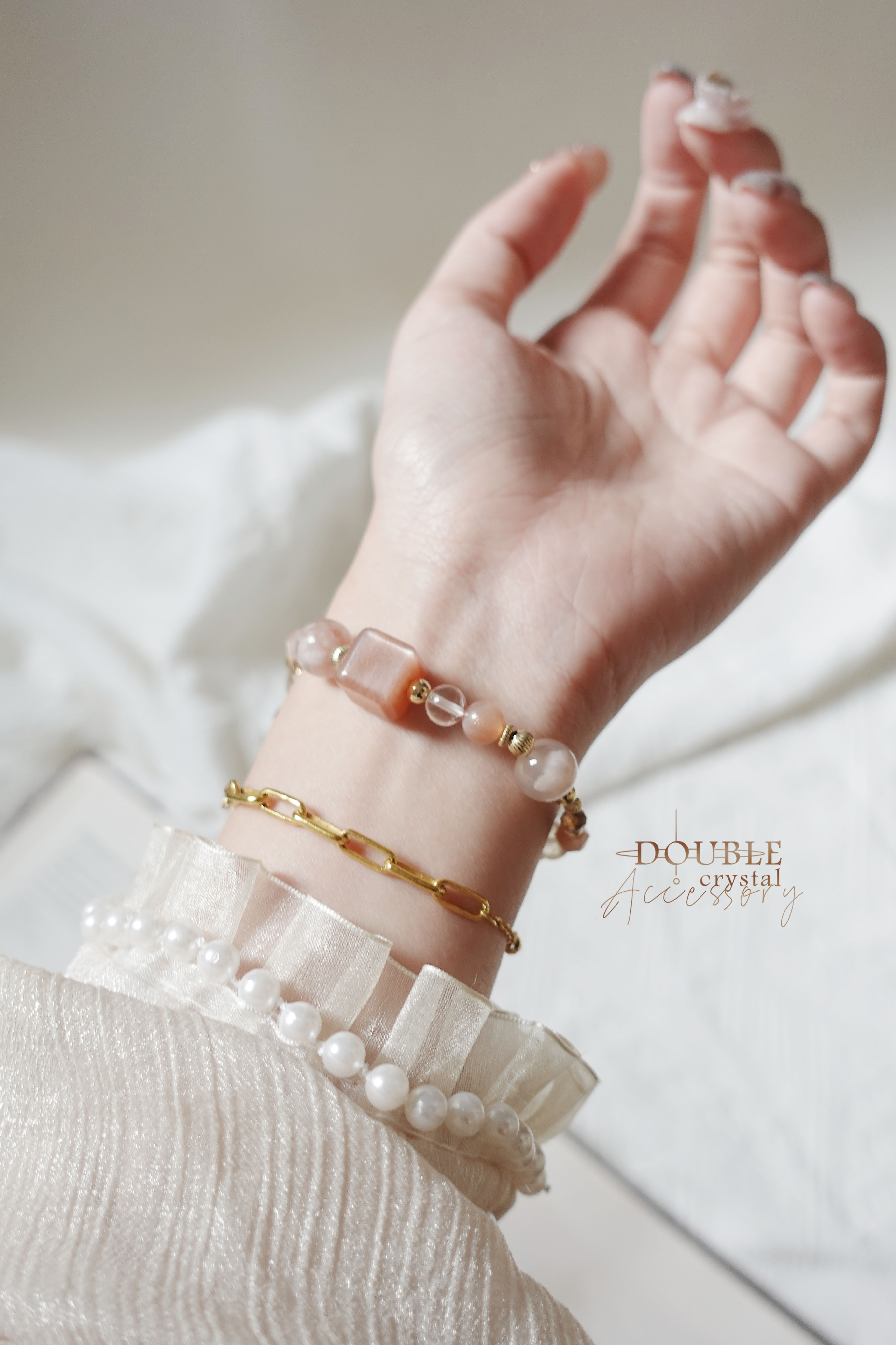 預謀浪漫：金莎橙月光．櫻花瑪瑙．圖畫石．黃水晶．橙月光