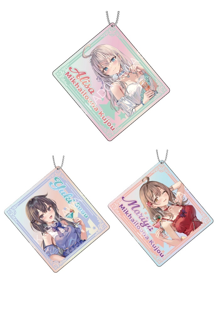 不時輕聲地以俄語遮羞的鄰座艾莉同學(原作) 炫彩壓克力吊飾 系列