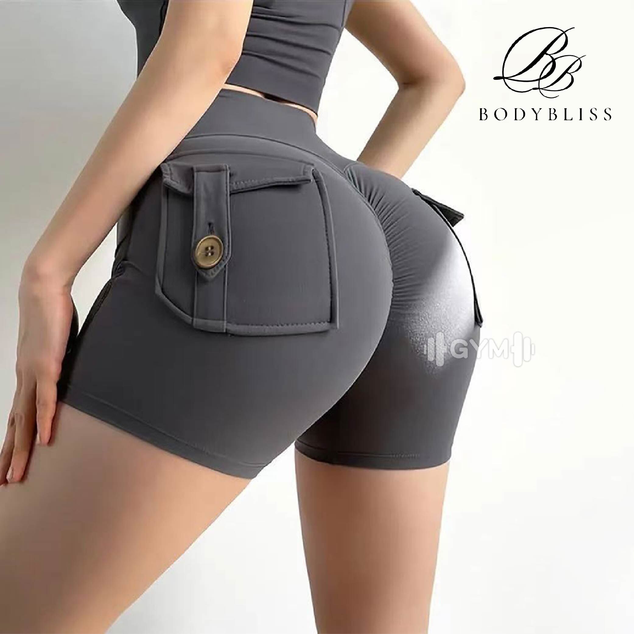 Bodybliss 韓國品牌｜ 翹臀抓皺健身短褲