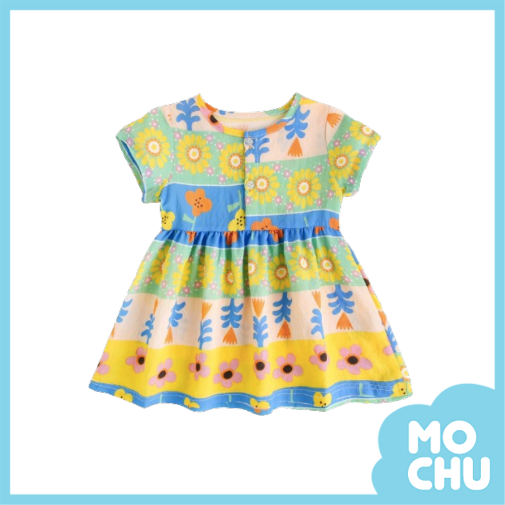 大花波希米亞連身裙