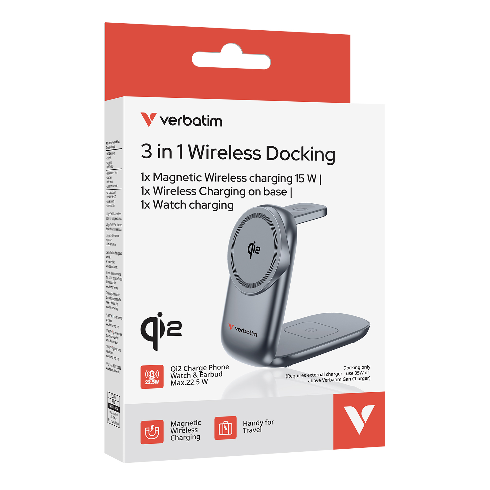 3合1 Qi2 無線充電座