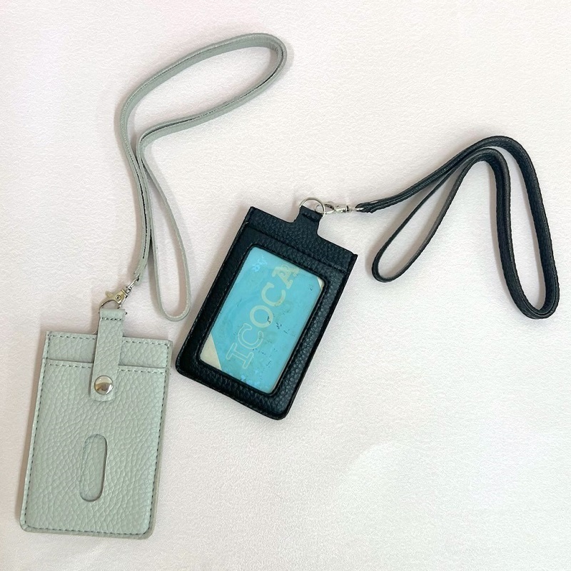 證件套/仿皮革 基本 7×12×1cm