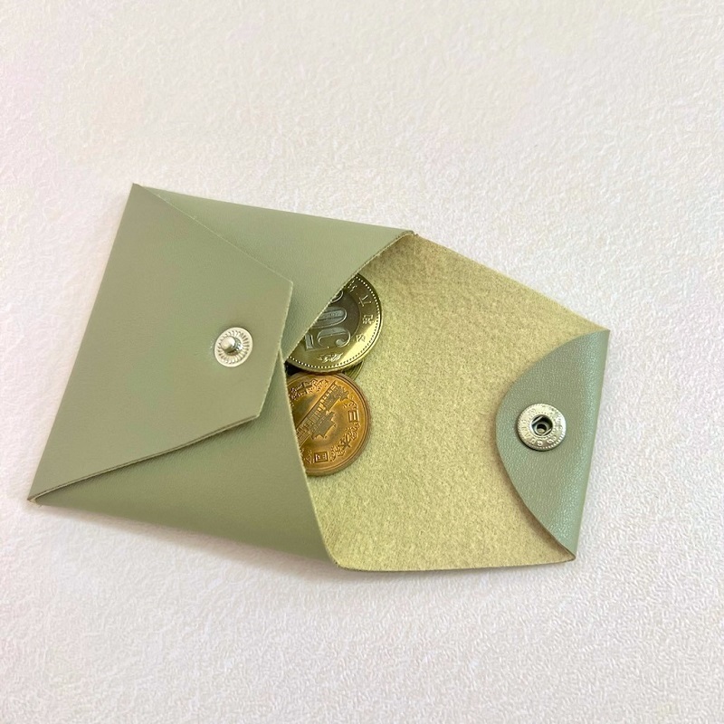 零錢包/仿皮革 基本 7.5×7×1cm
