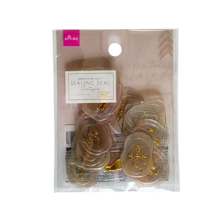 封口貼/金箔壓印 古典