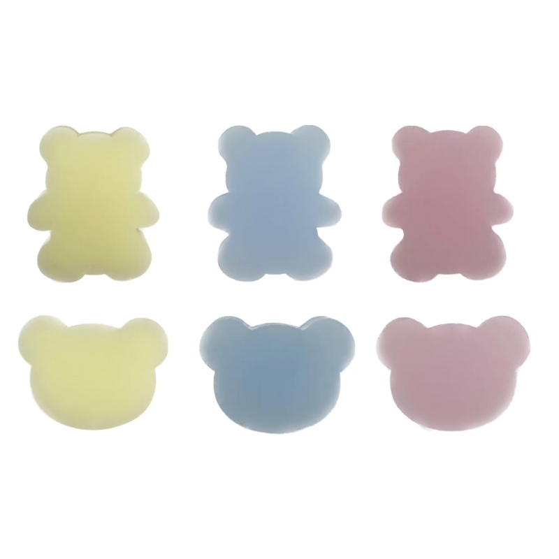 塑膠擦/果凍色 6入