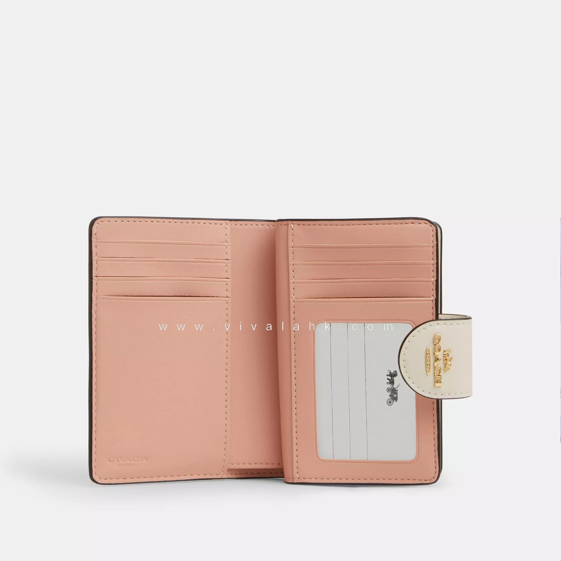 Coach - 中銀包 (C字暗花) (CAR13)