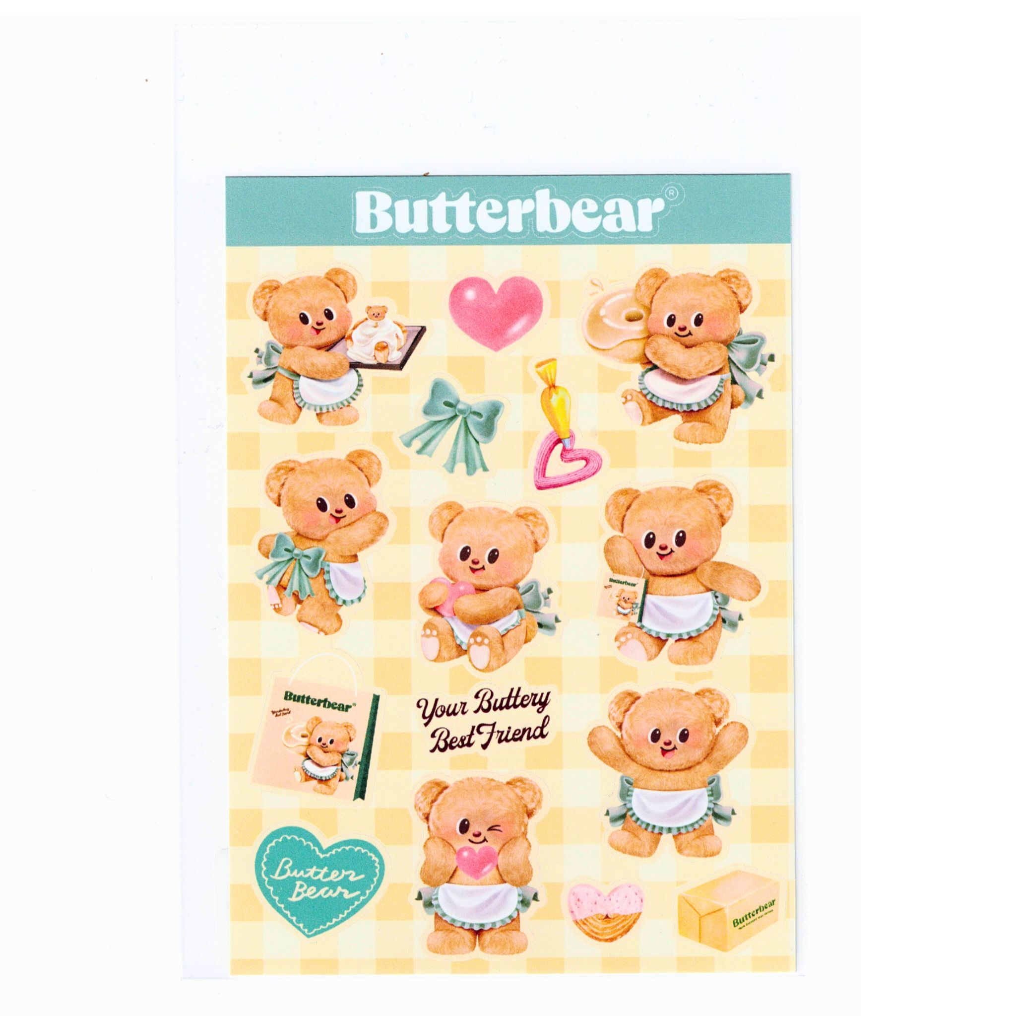 泰國人氣 BUTTERBEAR - Stickers 貼紙