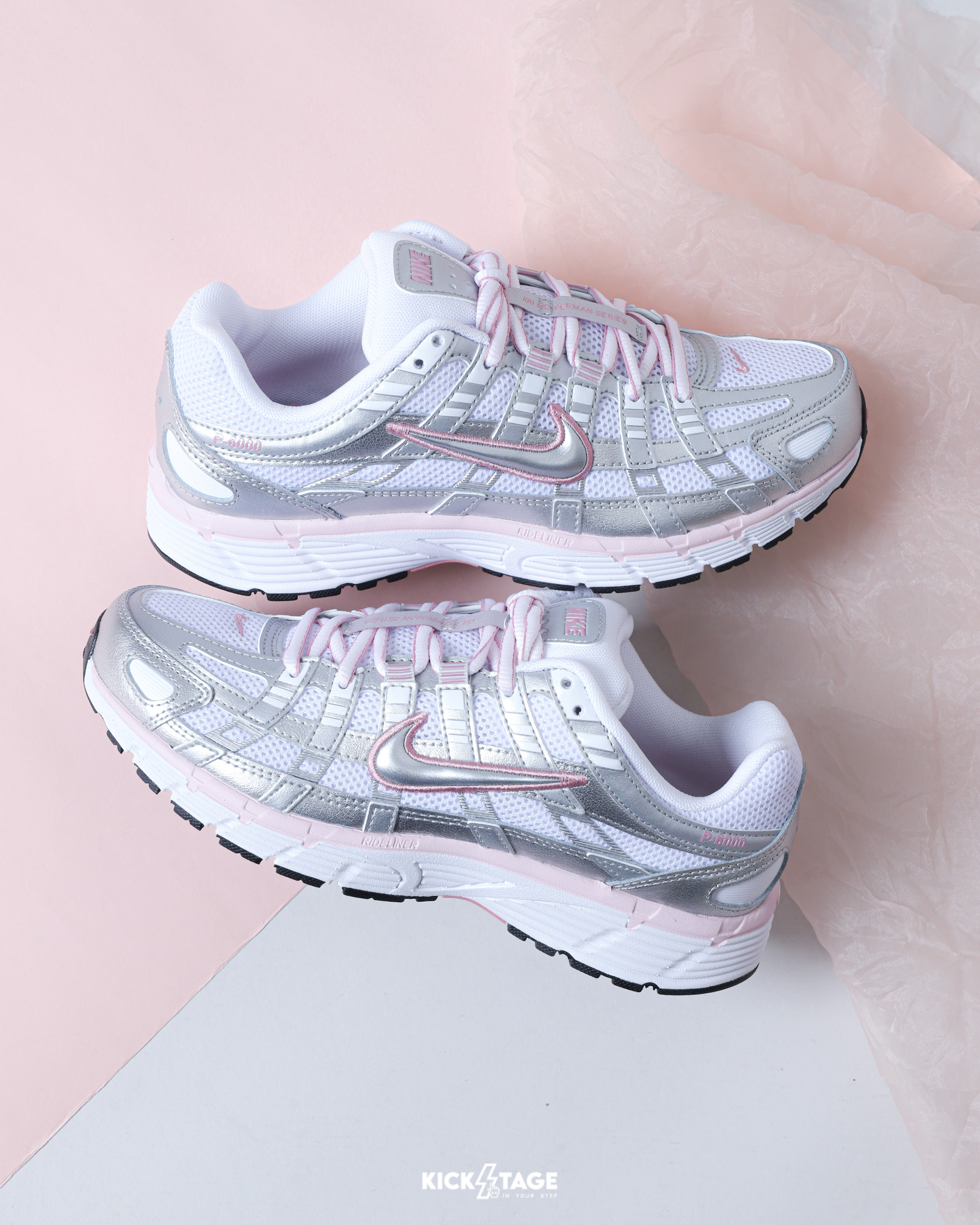女鞋 NIKE P-6000 銀粉 復古 透氣 運動 休閒 老爹鞋【BV1021-108】PP6