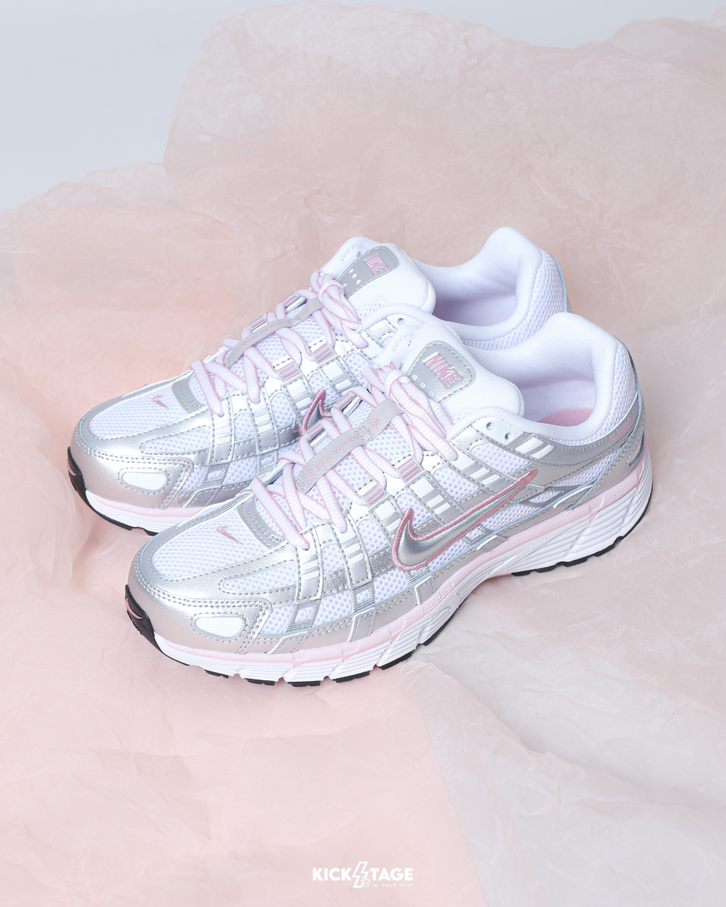 女鞋 NIKE P-6000 銀粉 復古 透氣 運動 休閒 老爹鞋【BV1021-108】PP6
