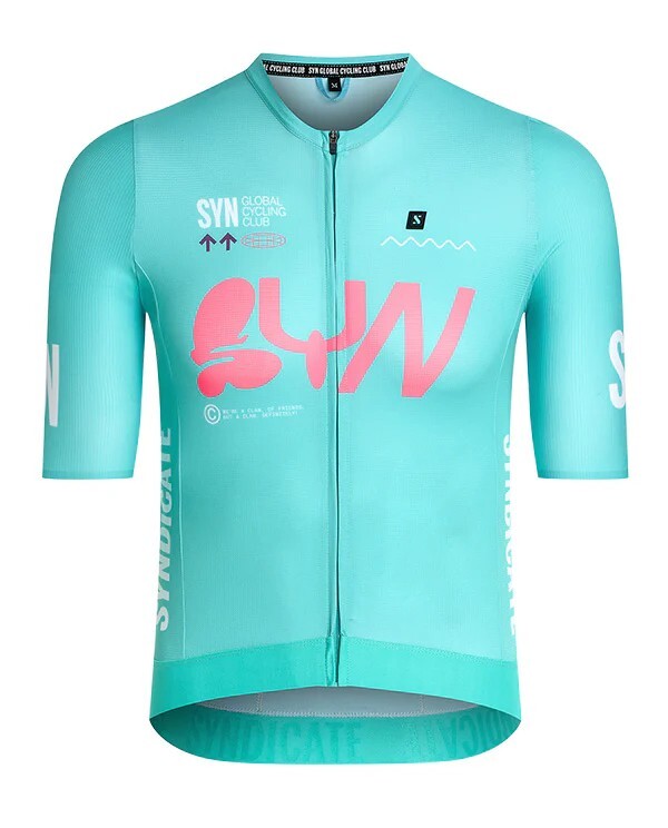 SYN Biehler 男款車衣 Pro Team Jersey /Slushi 亮綠