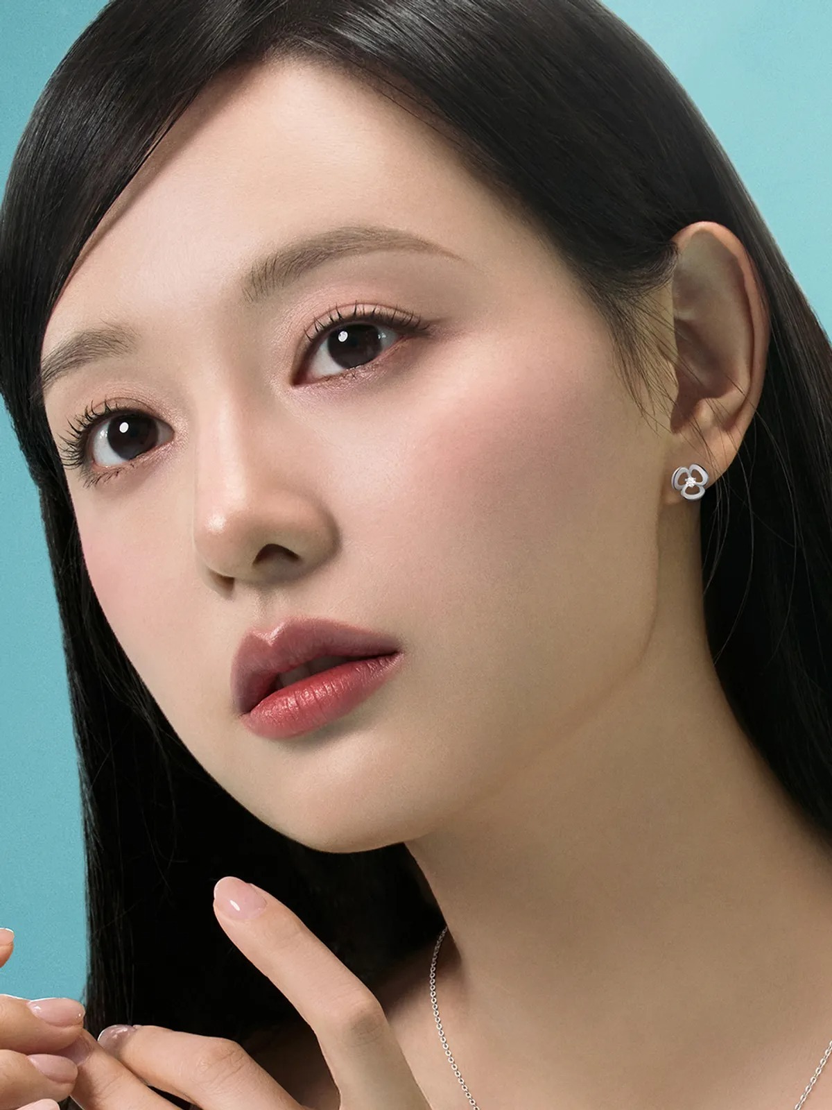 STONEHENGE LOVE DUET SILVER EARRINGS SA25B44T