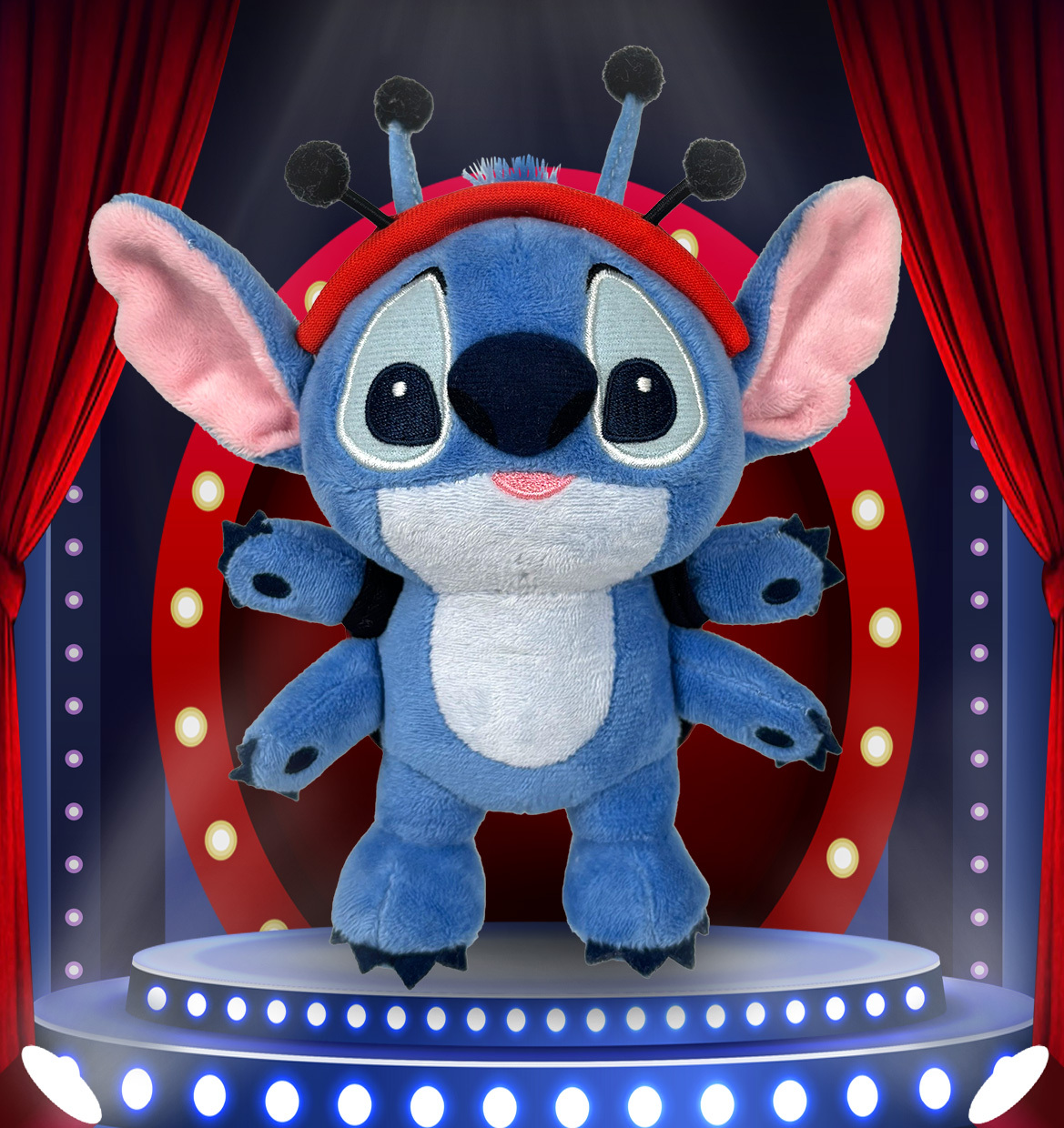 迪士尼 史迪奇才藝秀絨毛吊飾 [單盒]