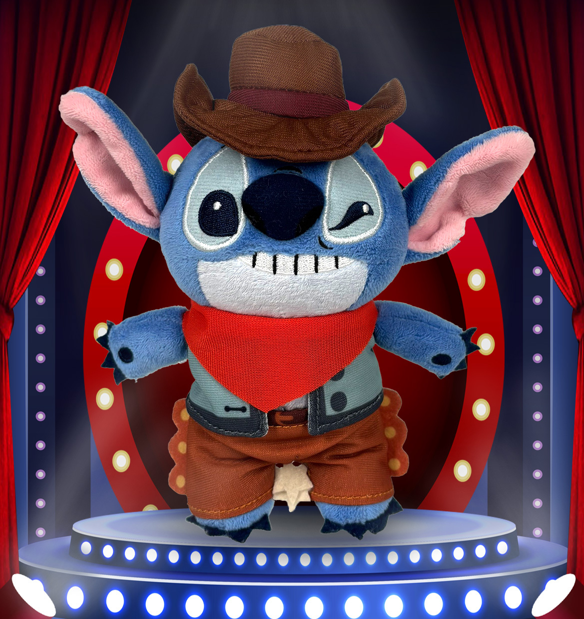 迪士尼 史迪奇才藝秀絨毛吊飾 [6入/中盒]