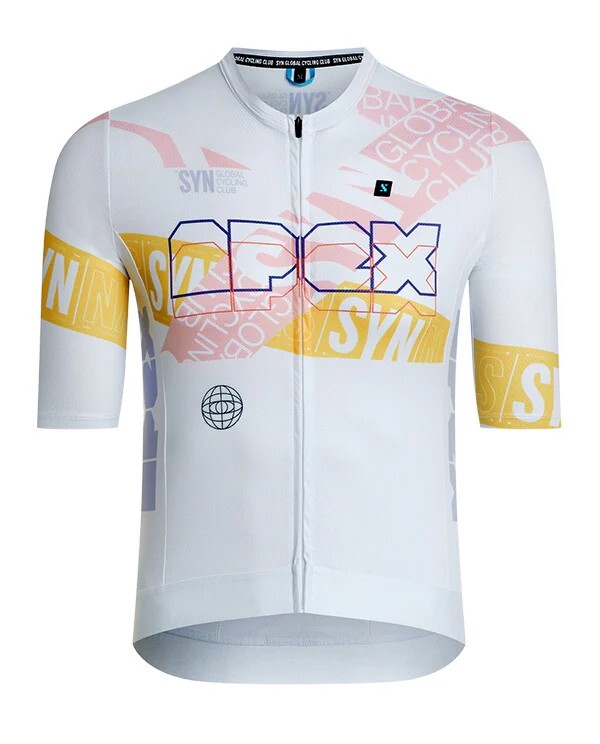 SYN Biehler 男款車衣 APEX Jersey /White 白