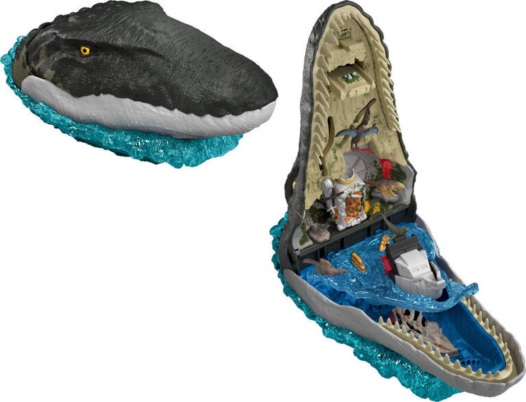 《 MATTEL 》  侏羅紀世界-微型恐龍世界豪華版