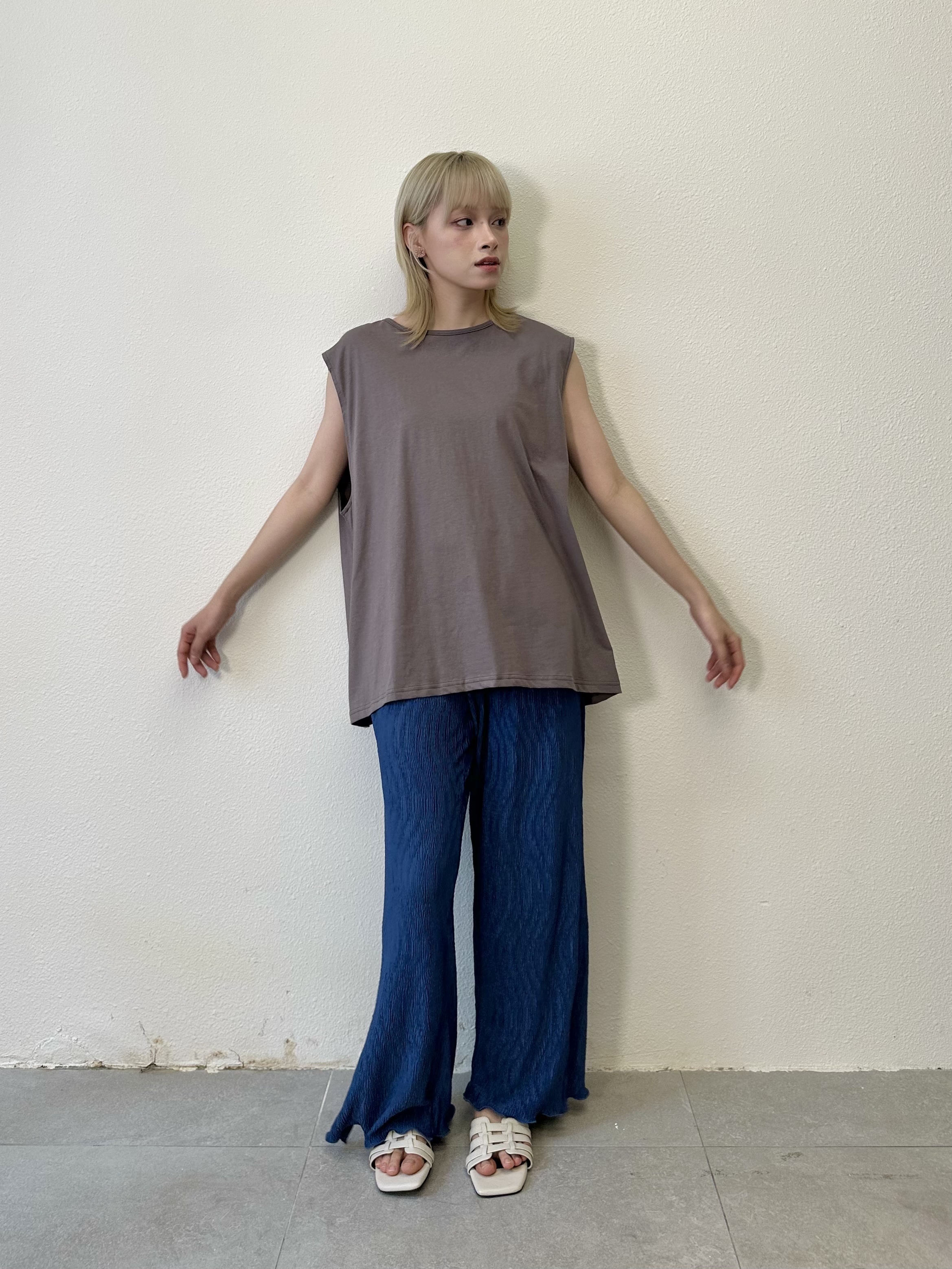 100%舒適 ！木耳邊壓接褲 - TR52692