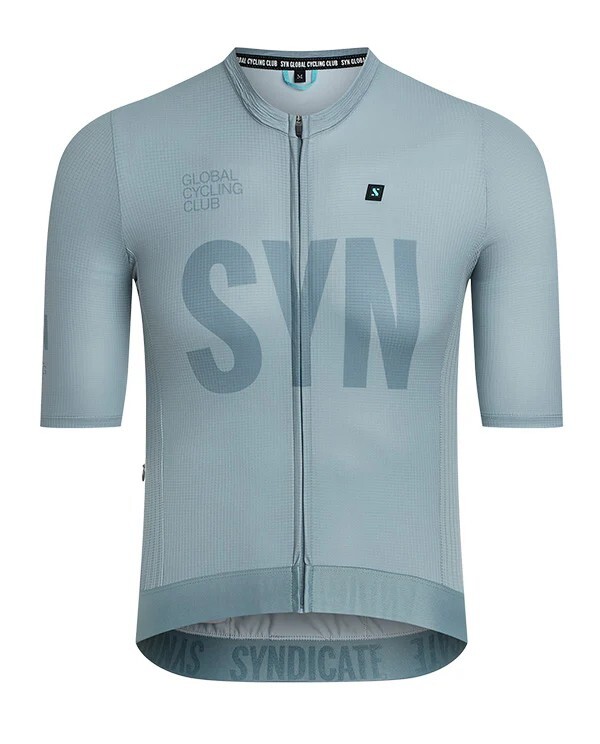 SYN Biehler 男款車衣 PRO Jersey /Delta 藍灰