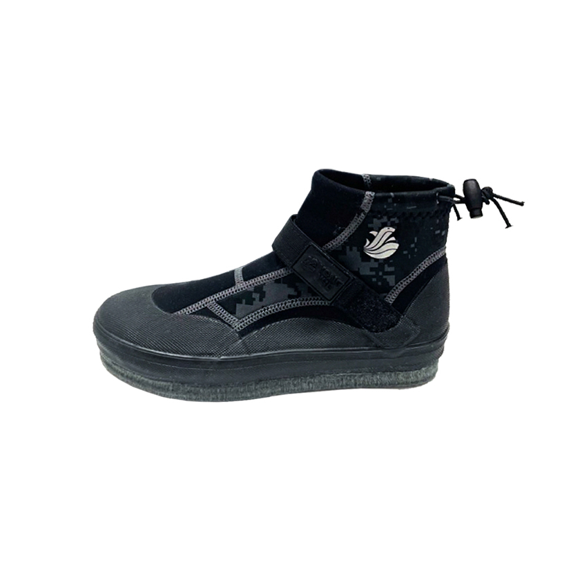 YONGYUE自黏束尾式防滑鞋/黑灰迷彩