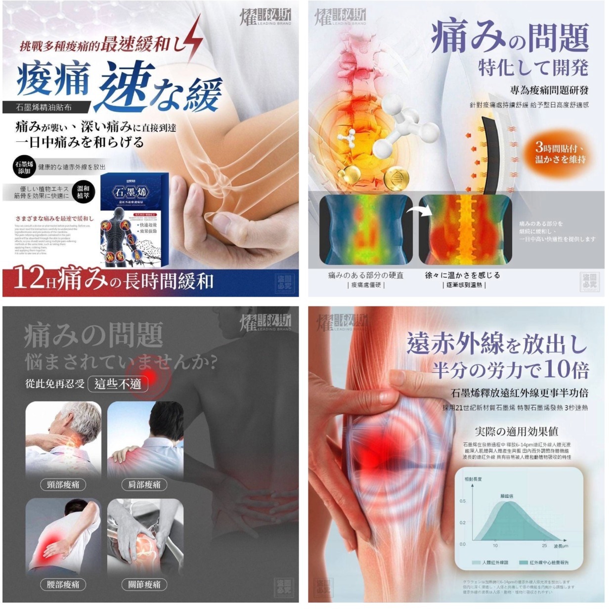 燿秘斯 石墨烯精油貼